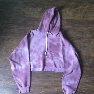 Crop top sweat shirt